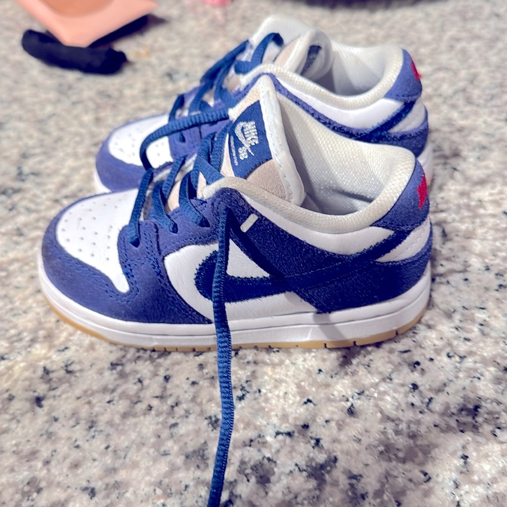 Rare Dodger Dunk Toddlers Size 8c Used